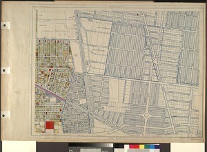 WPA Land use survey map for the City of Los Angeles, book 8 (Downtown Los Angeles and Hyde Park to Watts District), sheet 31