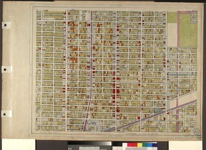 WPA Land use survey map for the City of Los Angeles, book 8 (Downtown Los Angeles and Hyde Park to Watts District), sheet 29