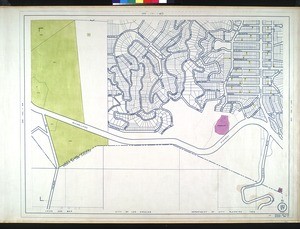 WPA Land use survey map for the City of Los Angeles, book 5 (Santa Monica Mountains from Girard to Van Nuys District), sheet 11