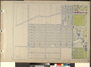 WPA Land use survey map for the City of Los Angeles, book 8 (Downtown Los Angeles and Hyde Park to Watts District), sheet 32