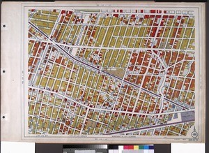 WPA Land use survey map for the City of Los Angeles, book 6 (Hollywood District to Boyle Heights District), sheet 25