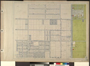 WPA Land use survey map for the City of Los Angeles, book 8 (Downtown Los Angeles and Hyde Park to Watts District), sheet 36