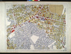 WPA Land use survey map for the City of Los Angeles, book 4 (Van Nuys District to Garvanza District), sheet 36