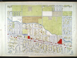 WPA Land use survey map for the City of Los Angeles, book 5 (Santa Monica Mountains from Girard to Van Nuys District), sheet 18