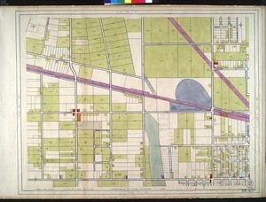WPA Land use survey map for the City of Los Angeles, book 4 (Van Nuys District to Garvanza District), sheet 1