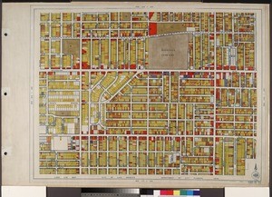 WPA Land use survey map for the City of Los Angeles, book 6 (Hollywood District to Boyle Heights District), sheet 34