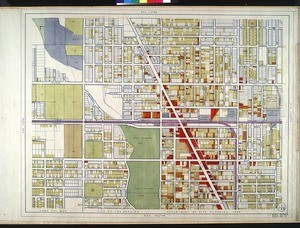 WPA Land use survey map for the City of Los Angeles, book 4 (Van Nuys District to Garvanza District), sheet 10