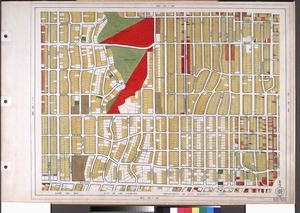 WPA Land use survey map for the City of Los Angeles, book 6 (Hollywood District to Boyle Heights District), sheet 18
