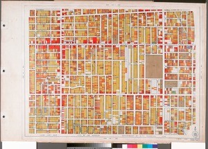 WPA Land use survey map for the City of Los Angeles, book 6 (Hollywood District to Boyle Heights District), sheet 11