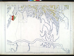 WPA Land use survey map for the City of Los Angeles, book 5 (Santa Monica Mountains from Girard to Van Nuys District), sheet 25