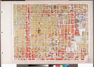WPA Land use survey map for the City of Los Angeles, book 6 (Hollywood District to Boyle Heights District), sheet 19