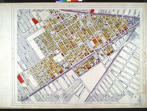 WPA Land use survey map for the City of Los Angeles, book 9 (Pacific Palisades Area to Mines Field (Municipal Airport)), sheet 12