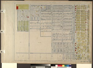 WPA Land use survey map for the City of Los Angeles, book 8 (Downtown Los Angeles and Hyde Park to Watts District), sheet 28