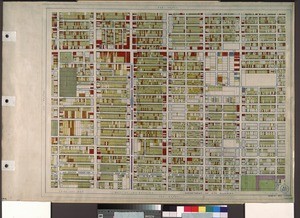 WPA Land use survey map for the City of Los Angeles, book 8 (Downtown Los Angeles and Hyde Park to Watts District), sheet 23