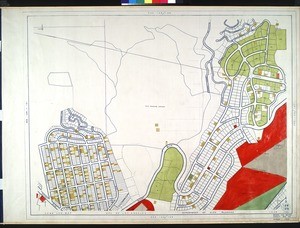 WPA Land use survey map for the City of Los Angeles, book 7 (Topanga Canyon to Hollywood District), sheet 30