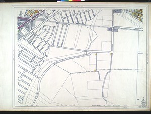 WPA Land use survey map for the City of Los Angeles, book 9 (Pacific Palisades Area to Mines Field (Municipal Airport)), sheet 13
