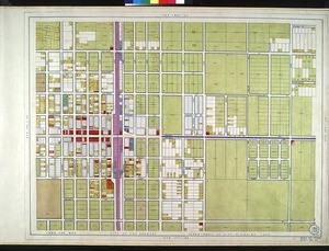 WPA Land use survey map for the City of Los Angeles, book 3 (San Fernando Valley from Canoga Park District to Van Nuys District), sheet 21