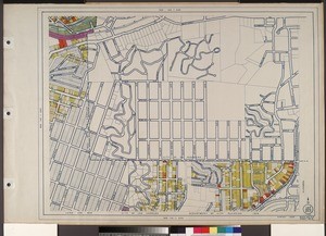 WPA Land use survey map for the City of Los Angeles, book 6 (Hollywood District to Boyle Heights District), sheet 8