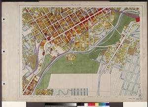WPA Land use survey map for the City of Los Angeles, book 6 (Hollywood District to Boyle Heights District), sheet 7