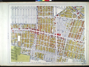 WPA Land use survey map for the City of Los Angeles, book 7 (Topanga Canyon to Hollywood District), sheet 35