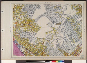 WPA Land use survey map for the City of Los Angeles, book 6 (Hollywood District to Boyle Heights District), sheet 6