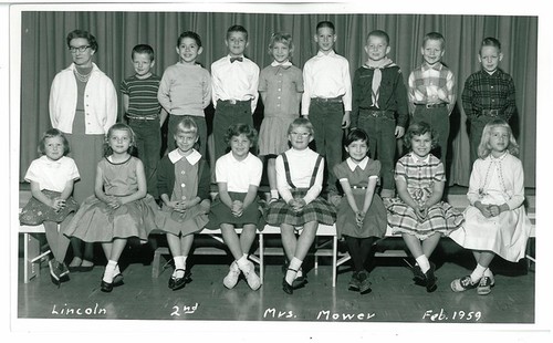 Class Photo, 2nd Grade, Mrs. Mower, Lincoln Park School