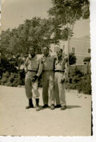 Alfred Thomas Quinn with fellow soldiers during World War II