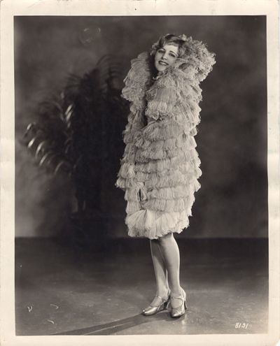 Blanche Le Clair Promotional Photo, with Cawston Ostrich Feather Cape