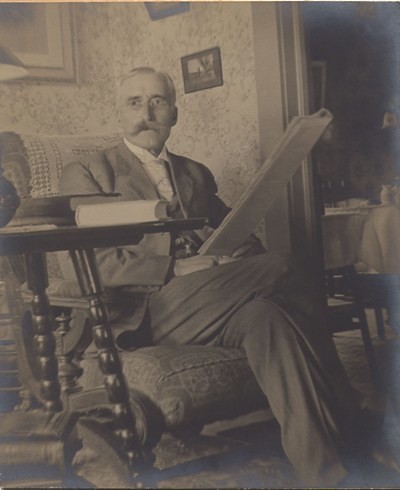 Orin W. Orcutt, Mayor, 1905-06, Taken at Residence, 148 Oxley