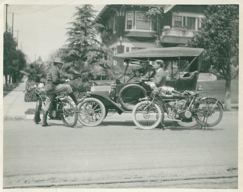 Frank Higgins and Partner Stopping Motorist