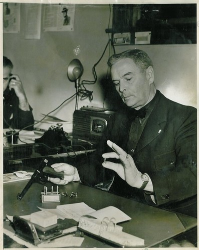 Frank Higgins with Gun and Bullets