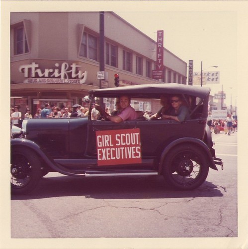 Girl Scouts' Parade: Car of Girl Scout Executives