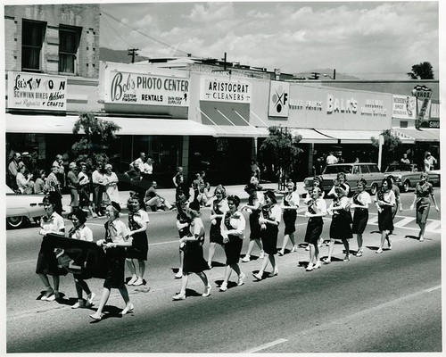 Scout Day Parade: Young Women from Troop 220 Marching on Mission