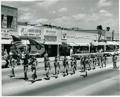 Scout Day Parade: Boy Scout Troop 333 Marching on Mission