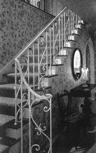 Interior Iron Stair Railing - Meridian Iron Works - Taken by Raymond Mowrer