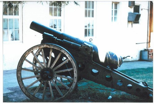 1975 Slide Show: Cultural Landmarks of South Pasadena: Cannon at War Memorial Building