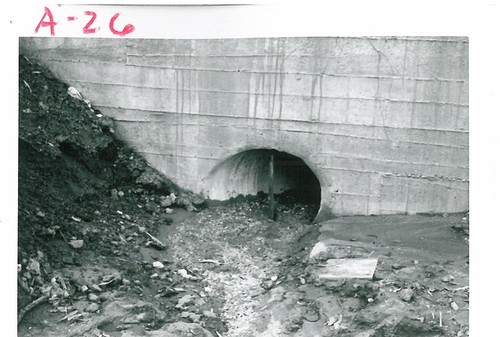 Drainpipe Entrance with Mud and Debris