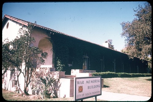 War Memorial Building, 435 Fair Oaks Avenue - City Landmark #2