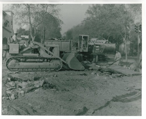 Monterey Road at Diamond, Improvement of Monterey Road, Osborn Construction