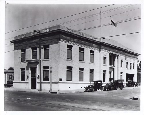 Old South Pasadena City Hall, When New, Designed by Norman F. Marsh