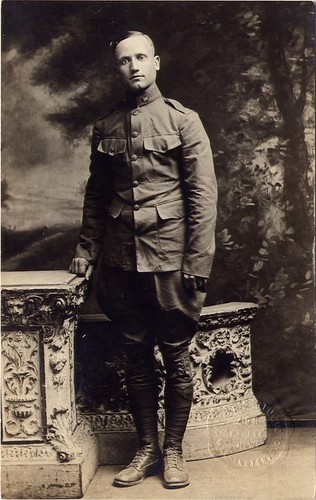 Marvin Tunstall of L.A. in WWI Uniform; Formerly of 1422 Lyndon Avenue