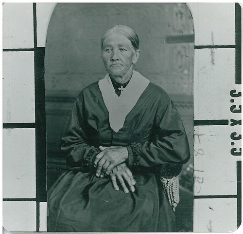 Elderly Woman Sitting "My Grandmother Elizabeth Clouse"