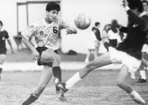 Yri Sudharak Playing Soccer