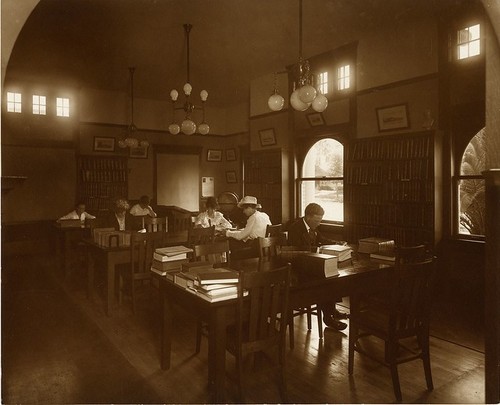 Reading Room with Arched Windows