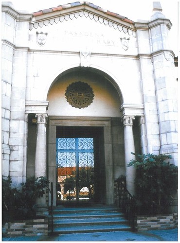 1975 Slide Show: Cultural Landmarks of South Pasadena: Library Door