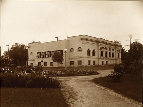 Exterior of Carnegie Library, Back Corner