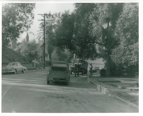 Earl Byers at Curb Alignment Between Indiana and Lincoln Park Place