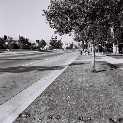 Fair Oaks Blvd. Looking North from Rollins