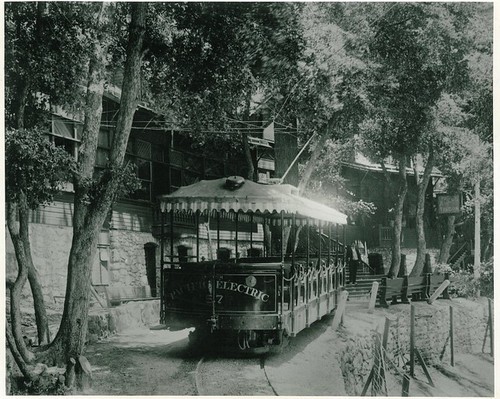 Pacific Electric Car, at Mt. Lowe Pavillion