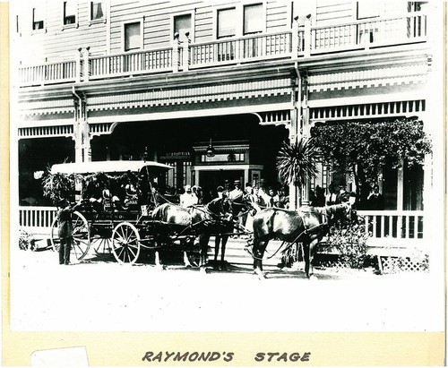 The Raymond Stage, Horse-Drawn Carriage